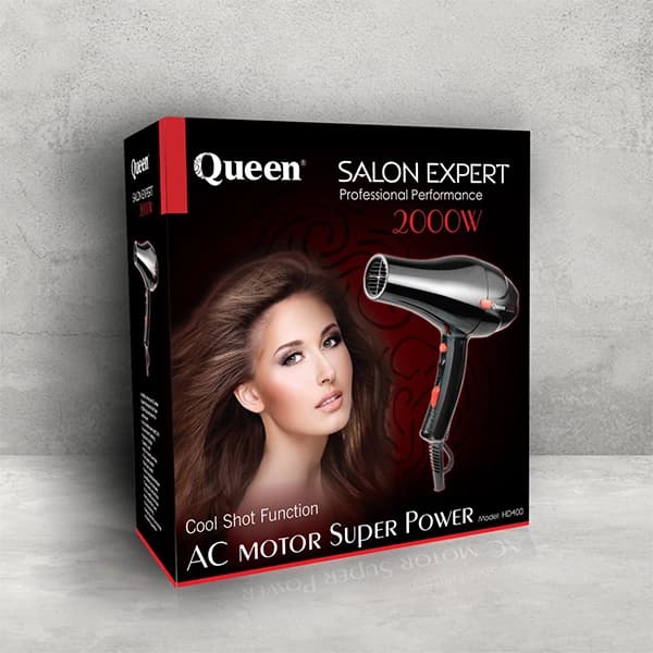 سشوار 2000 وات HD400 کویین — تصویر ۳