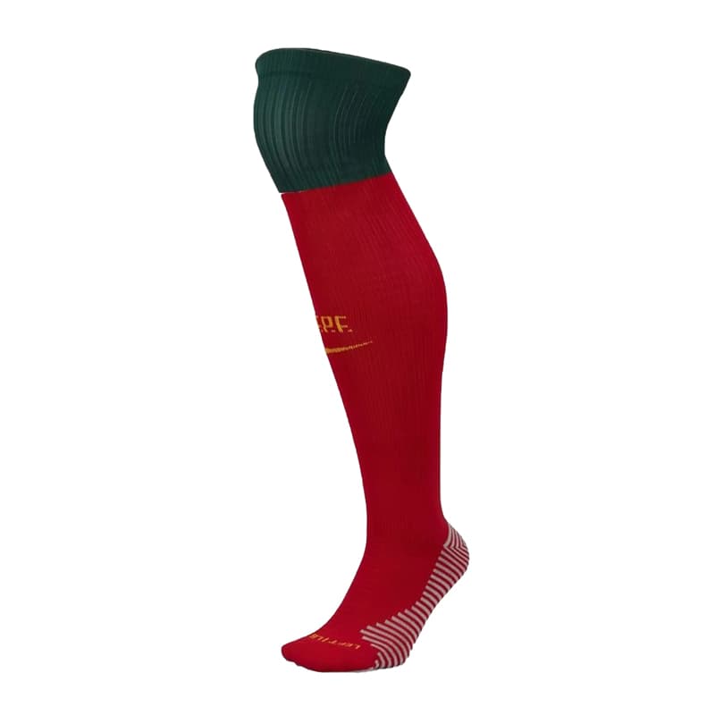 جوراب فوتبال ساق بلند نایک Nike Matchfit Football Socks قرمز سبز — تصویر ۲