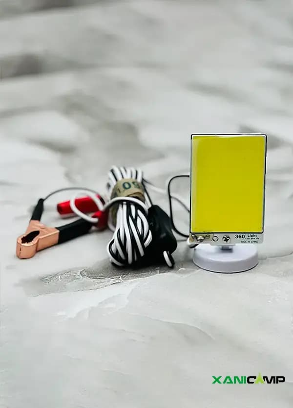 چراغ کمپی سیار ماشینی 360 لایت مدل TM-25 COB — تصویر ۲
