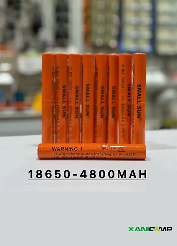 باتری لیتیوم یون 4800 میلی آمپر اسمال سان سایز 18650 — تصویر ۴