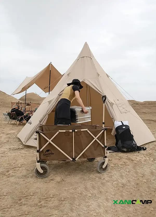 چرخ دستی تاشو نیچرهایک مدل NH19PJ001 — تصویر ۳