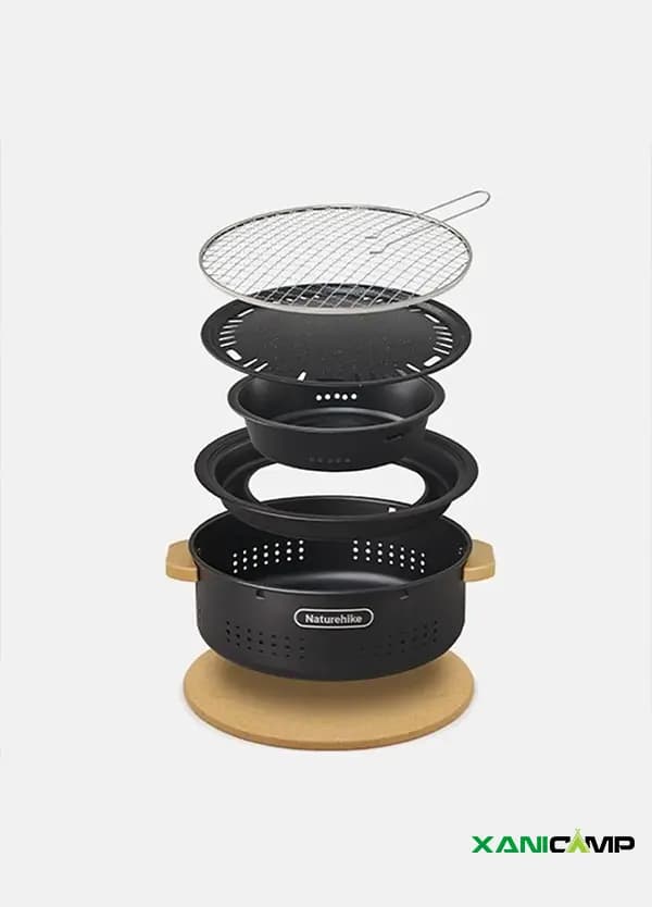 باربیکیو گرد رومیزی نیچرهایک مدل CNK2550CF010 — تصویر ۷