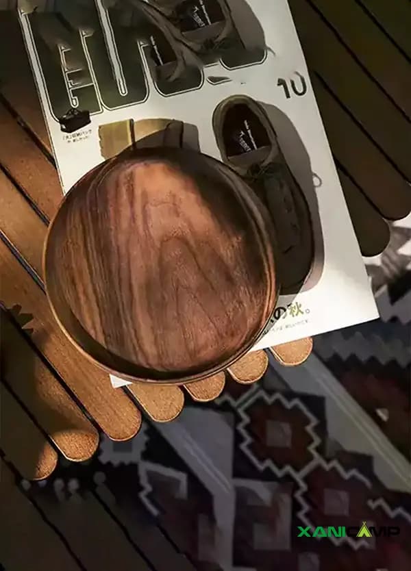 بشقاب چوب گردو نیچرهایک مدل NH21SJ005 — تصویر ۴