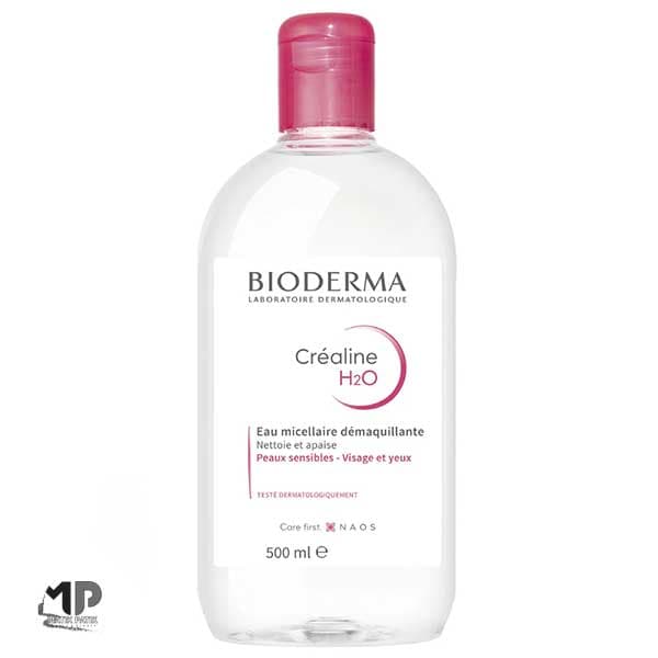 محلول پاک کننده آرایش بایودرما مدل micellaire H2O حجم 500 میلی لیتر — تصویر ۲