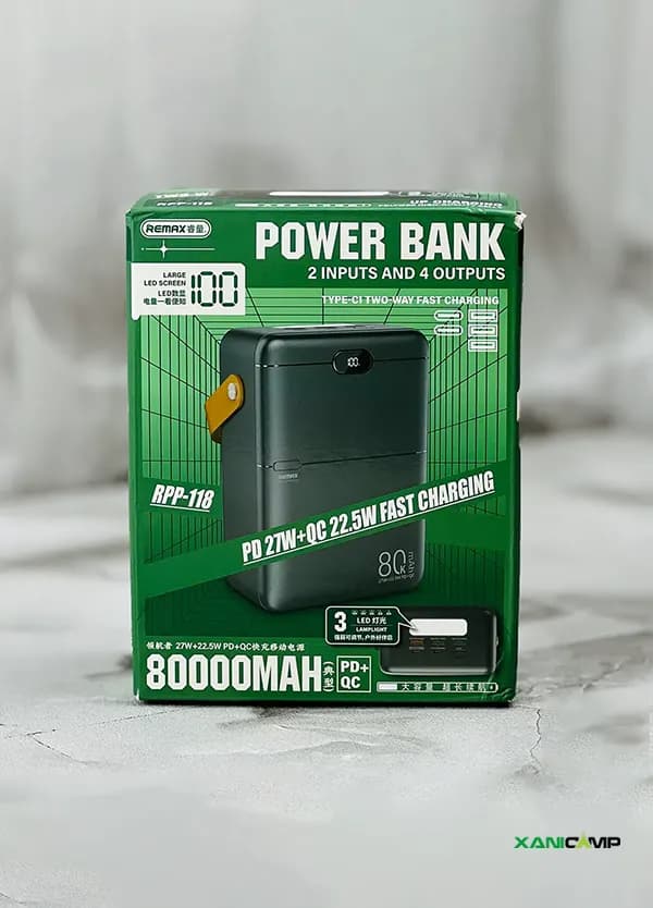 پاور بانک 80000 ریمکس مدل RPP-118 — تصویر ۹