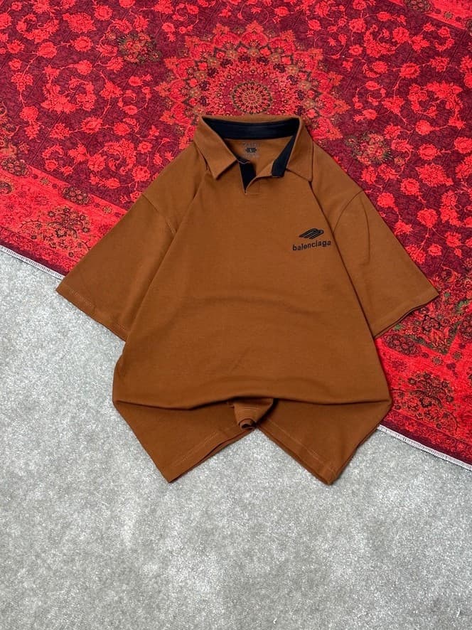 تیشرت مردانه یغه دار Balenciga — تصویر ۳