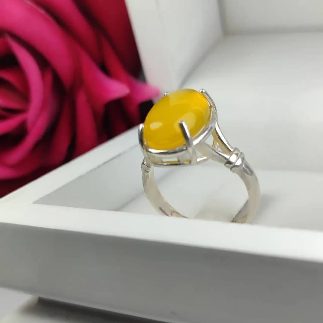 انگشتر شرف الشمس زنانه اصل کد 4266 — تصویر ۴