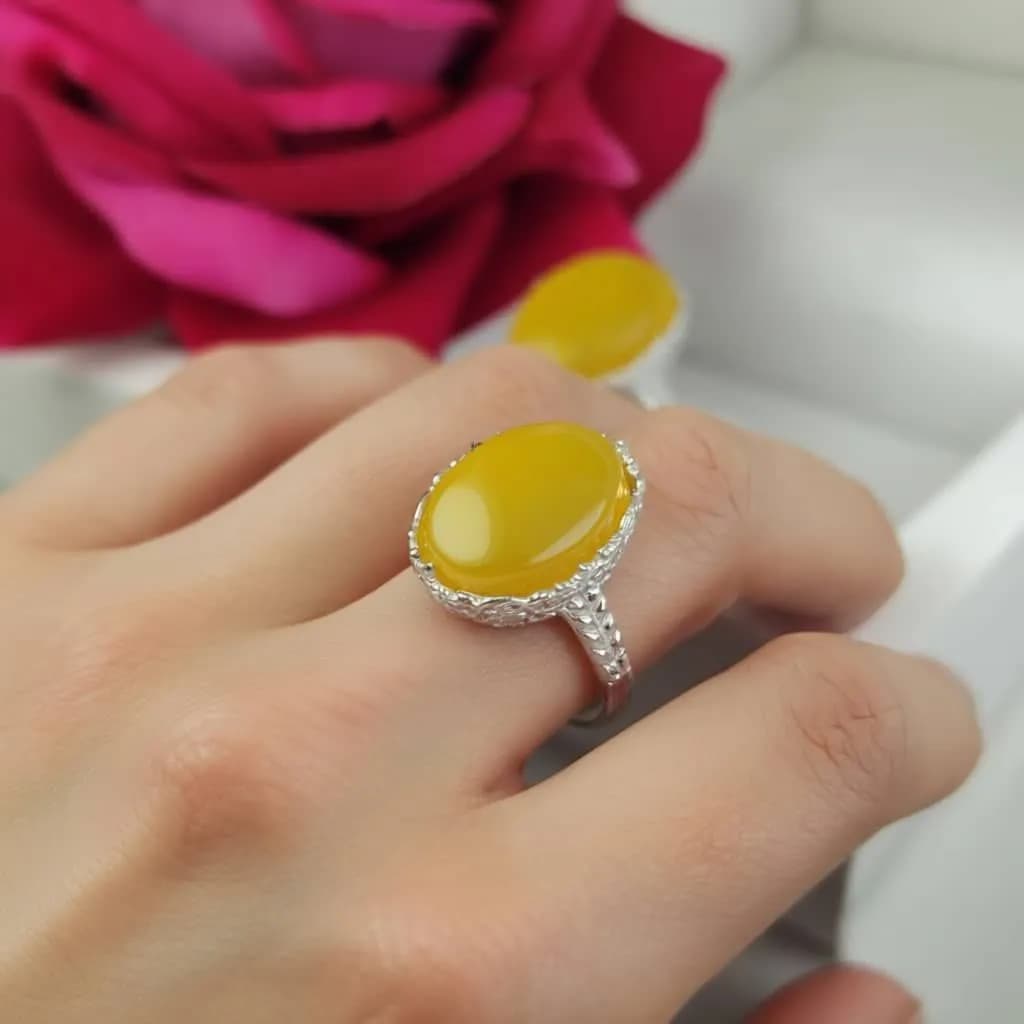 انگشتر زنانه شرف الشمس کد 4269 — تصویر ۵
