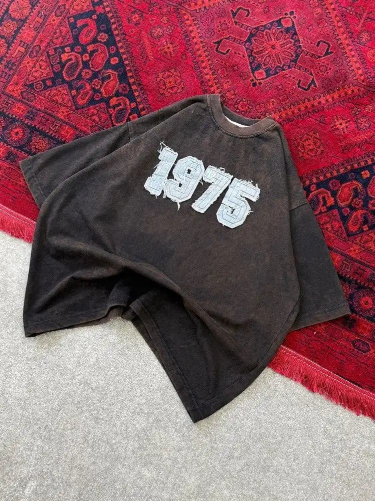 تیشرت باکسی سنگشور 1975 پارچه ماکان — تصویر ۲