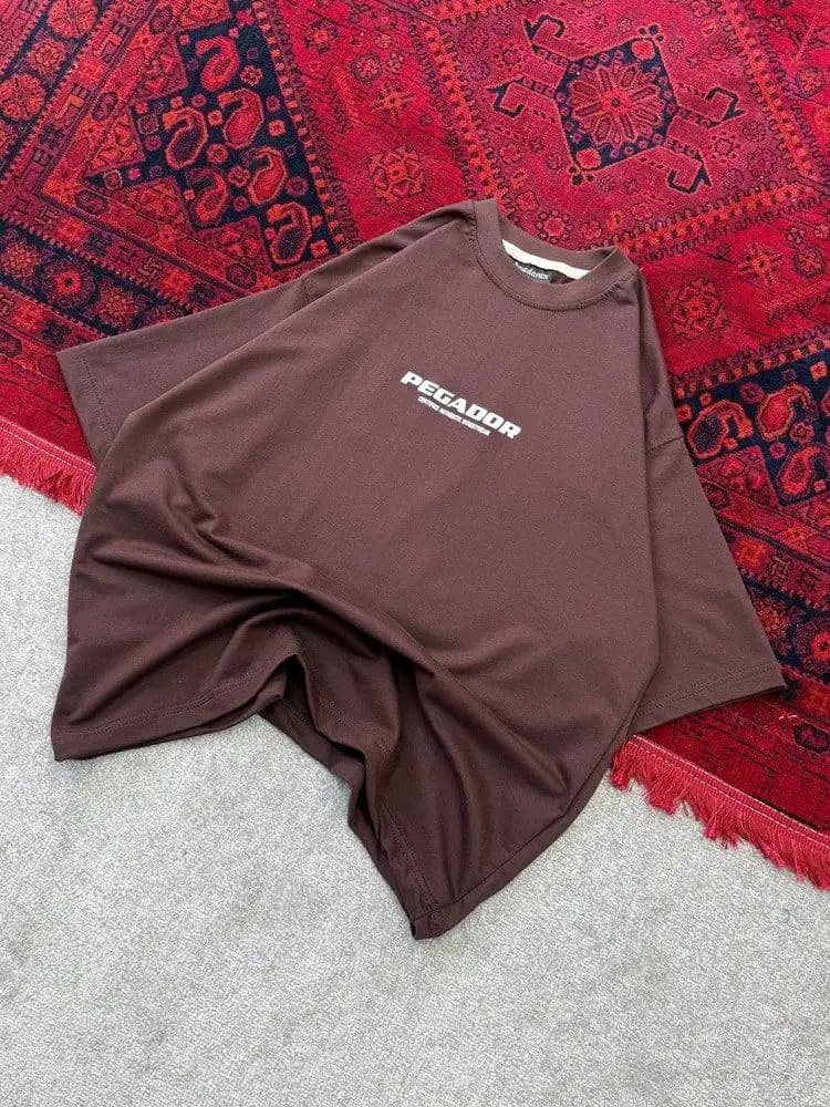 تیشرت باکسی PEGADOR دونخ پنبه رنگبندی — تصویر ۷