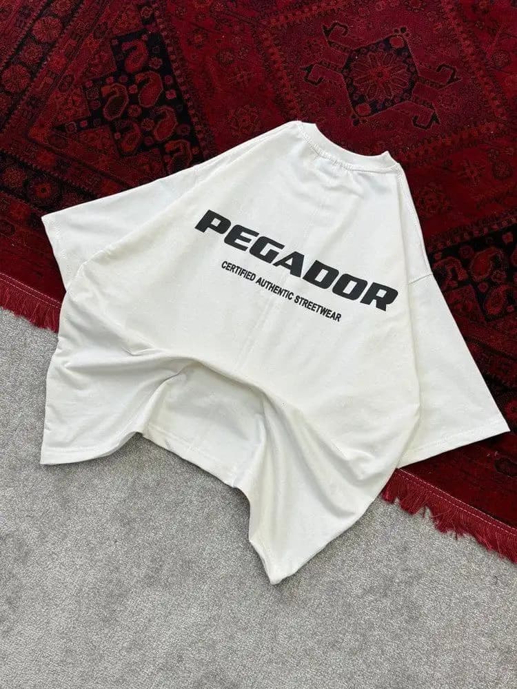تیشرت باکسی PEGADOR دونخ پنبه رنگبندی