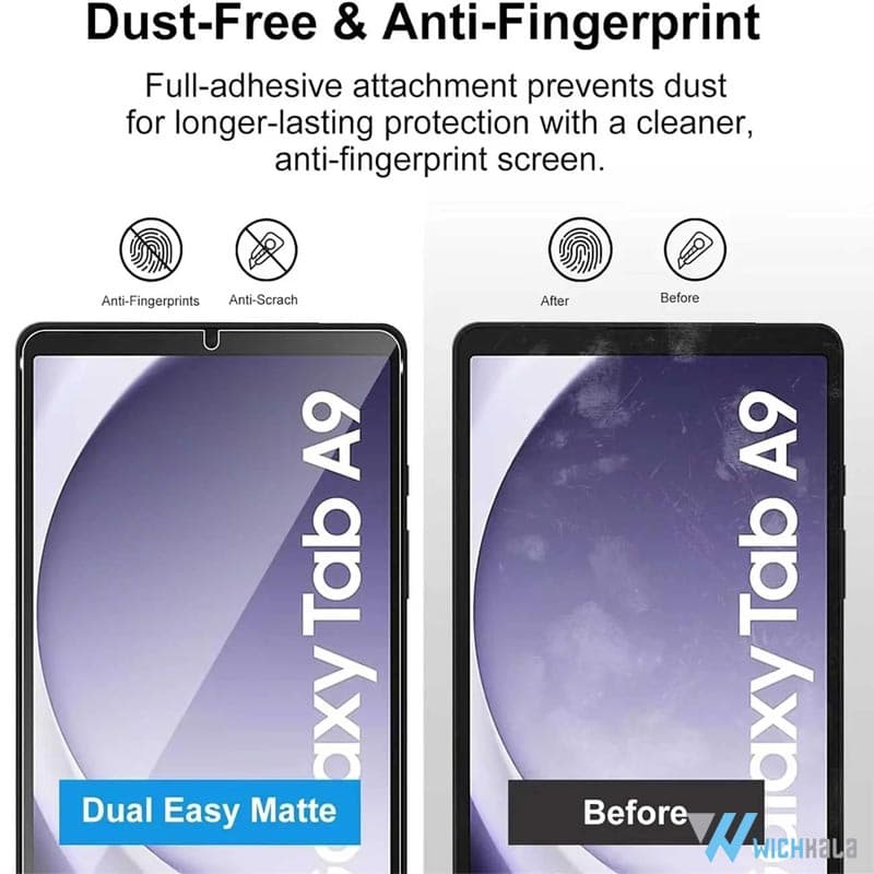 گلس تبلت سامسونگ Galaxy Tab A9 | محافظ صفحه ضد خش — تصویر ۱۰