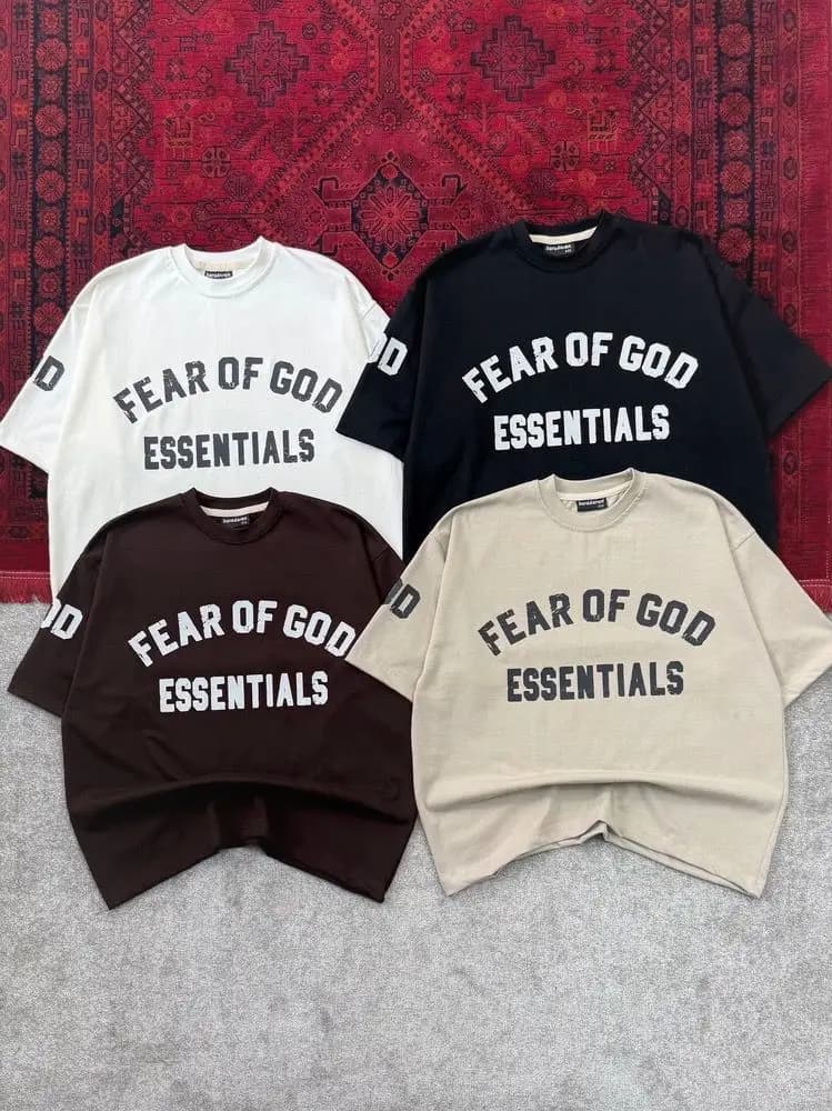 تیشرت باکسی چاپی ماکان Fear of God در رنگبندی — تصویر ۸