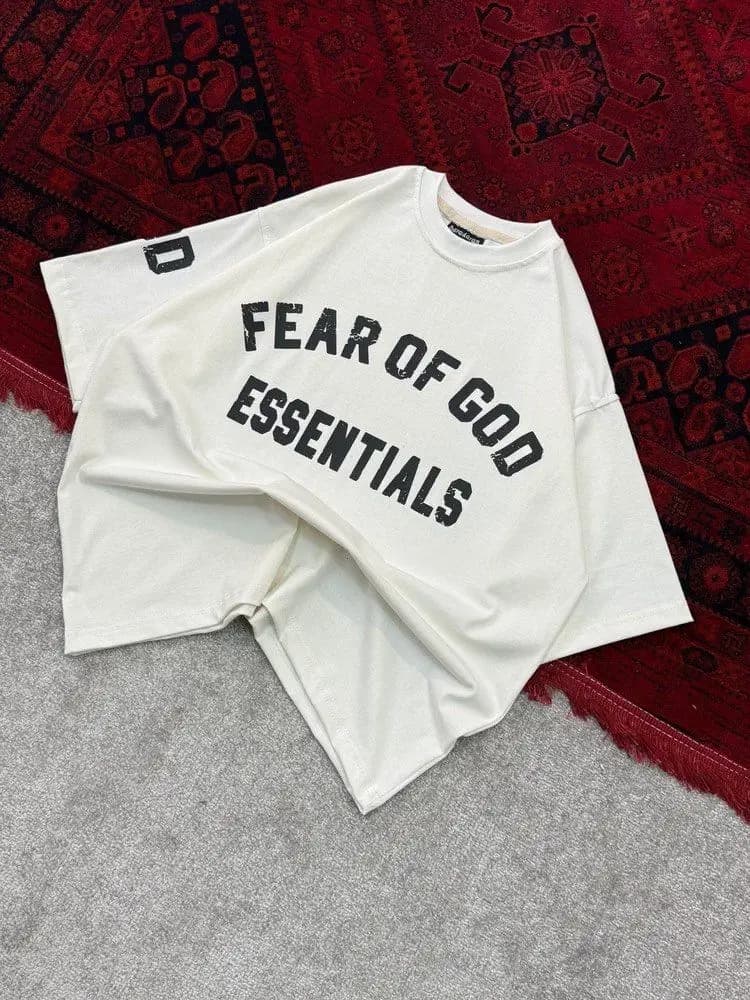 تیشرت باکسی چاپی ماکان Fear of God در رنگبندی — تصویر ۹