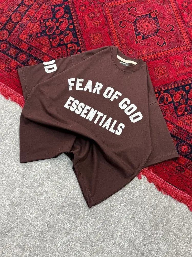 تیشرت باکسی چاپی ماکان Fear of God در رنگبندی — تصویر ۴