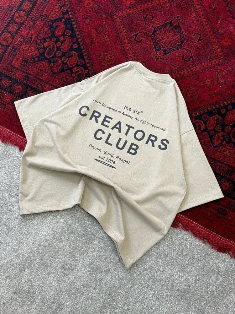 تیشرت باکسی چاپی ماکان creators club