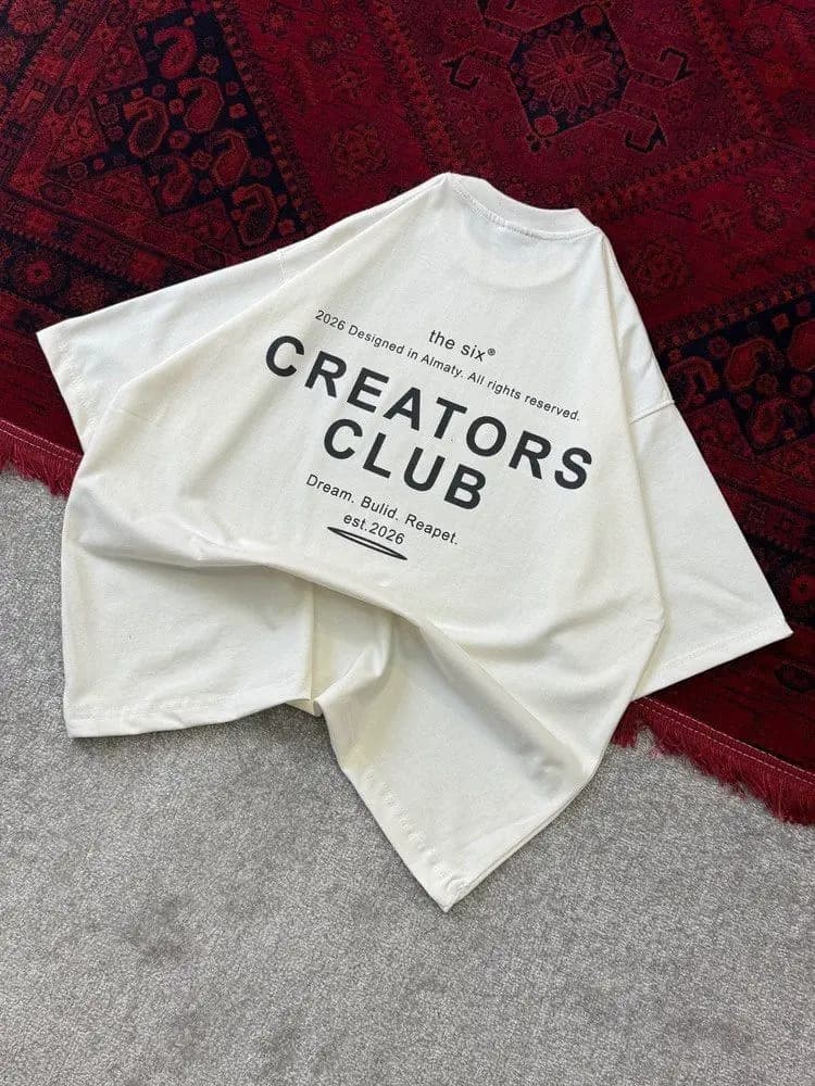 تیشرت باکسی چاپی ماکان creators club — تصویر ۵