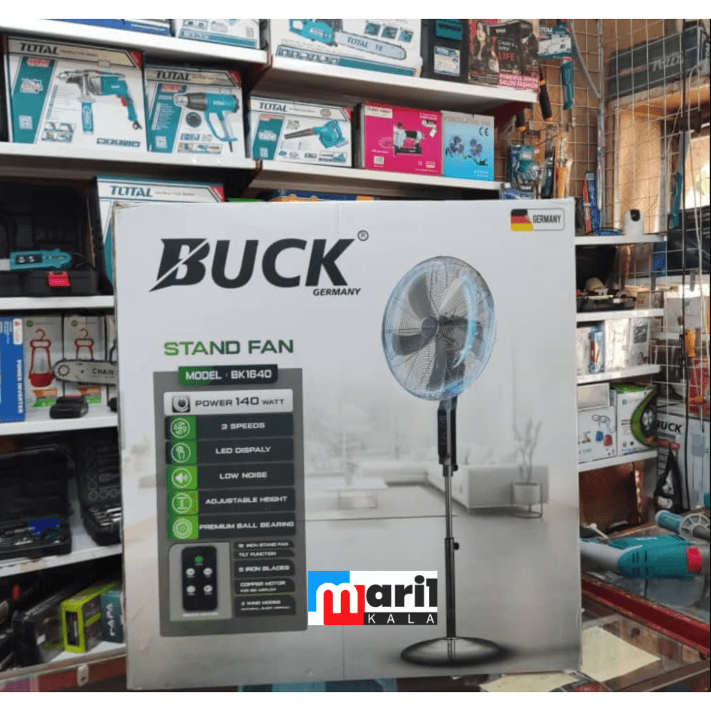 پنکه ایستاده باک آلمان مدل BK1640 — تصویر ۲