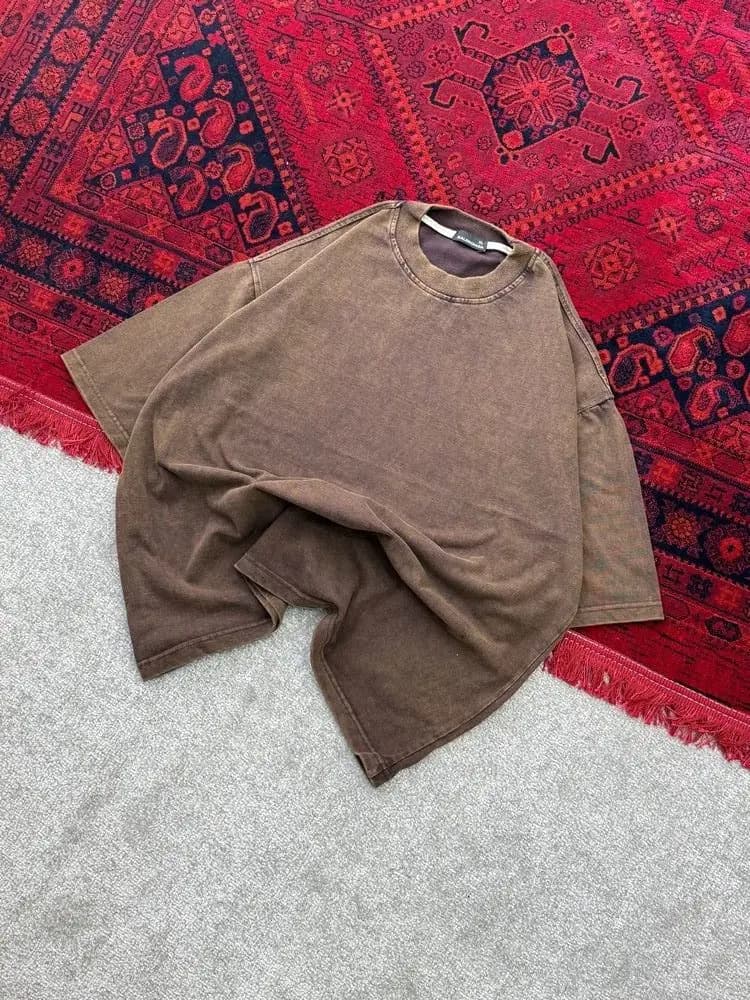 تیشرت باکسی سنگشور بیسیک ماکان