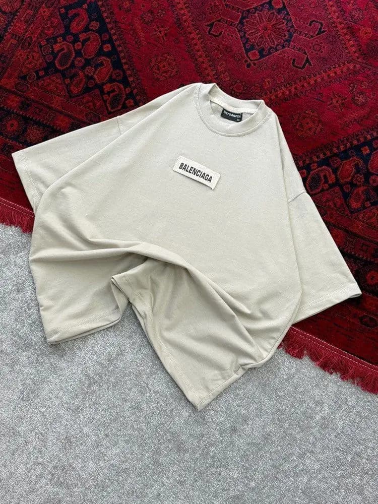 تیشرت باکسی رنگبندی BALENCIAGA کنف دونخ — تصویر ۳