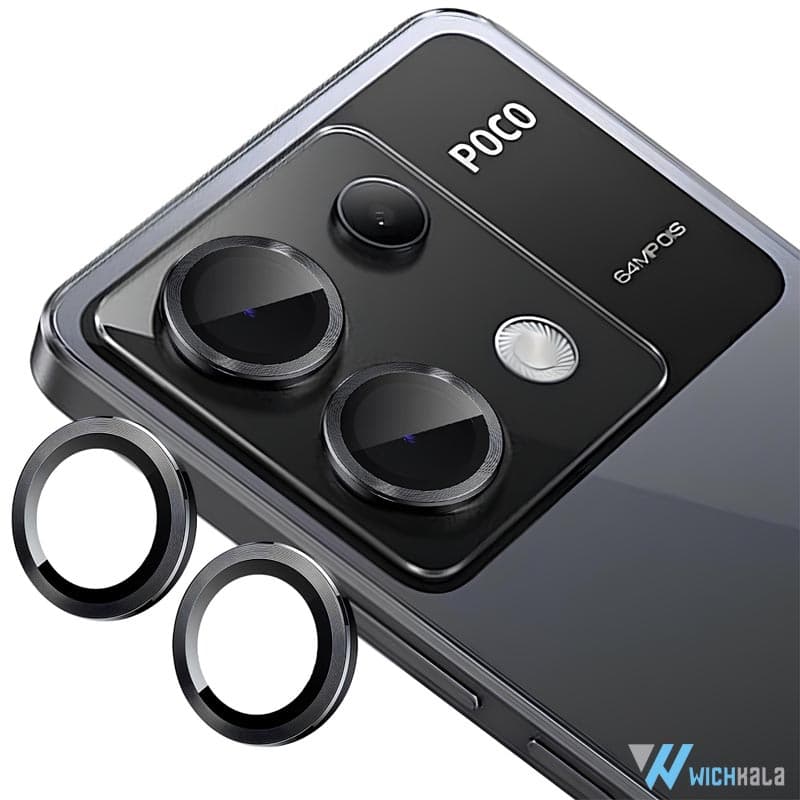محافظ لنز دوربین گوشی شیائومی Poco X6 – گلس ضد خش و شفاف — تصویر ۶