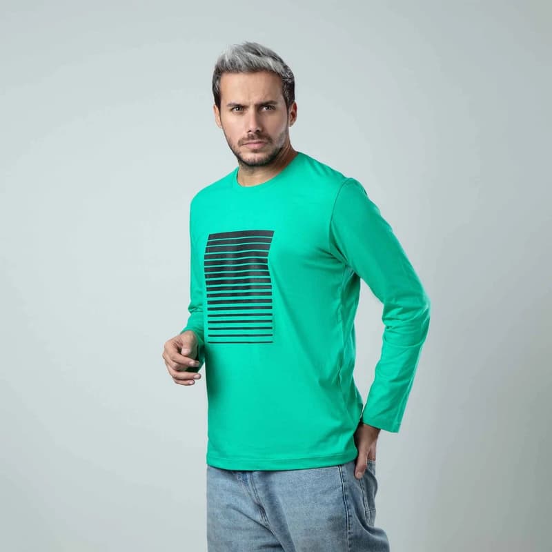 تیشرت آستین بلند مردانه باینت مدل 565-3