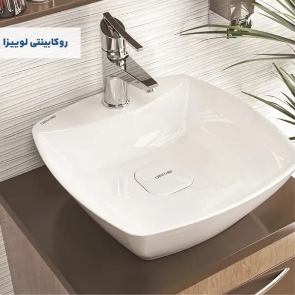روشویی روکابینتی چینی کرد مدل لوئیزا 43 — تصویر ۲