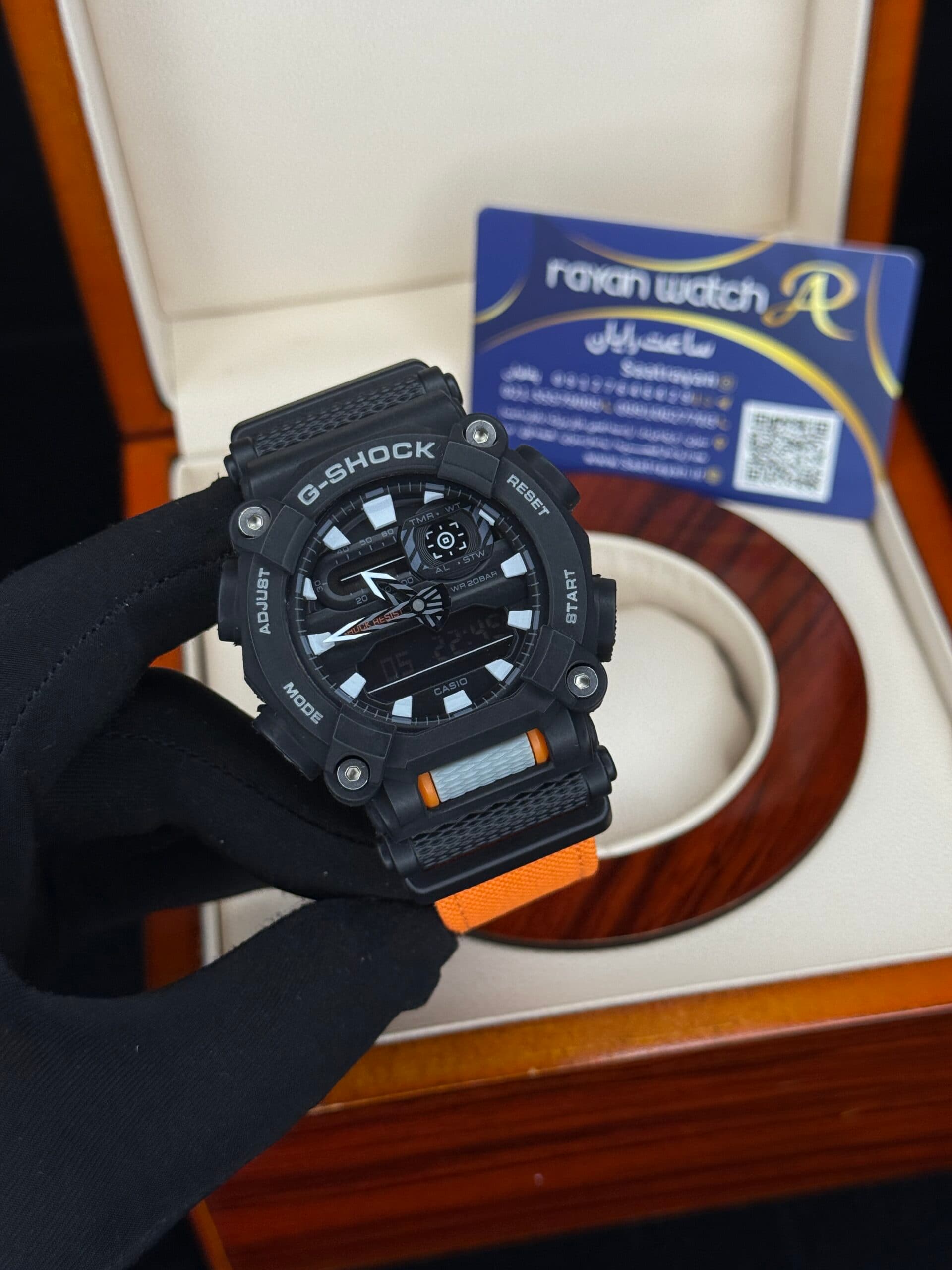 ساعت مچی مردانه کاسیو جی شاک نارنجی Casio G-shock GA-900 — تصویر ۶