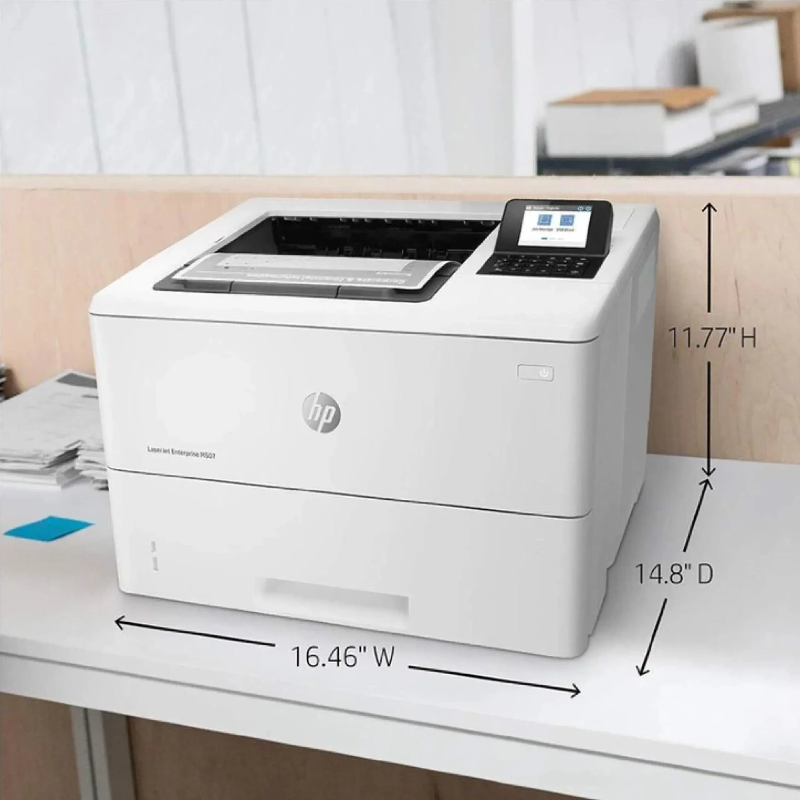 پرینتر لیزری اچپی مدل LaserJet Enterprise M507dn(استوک) — تصویر ۷