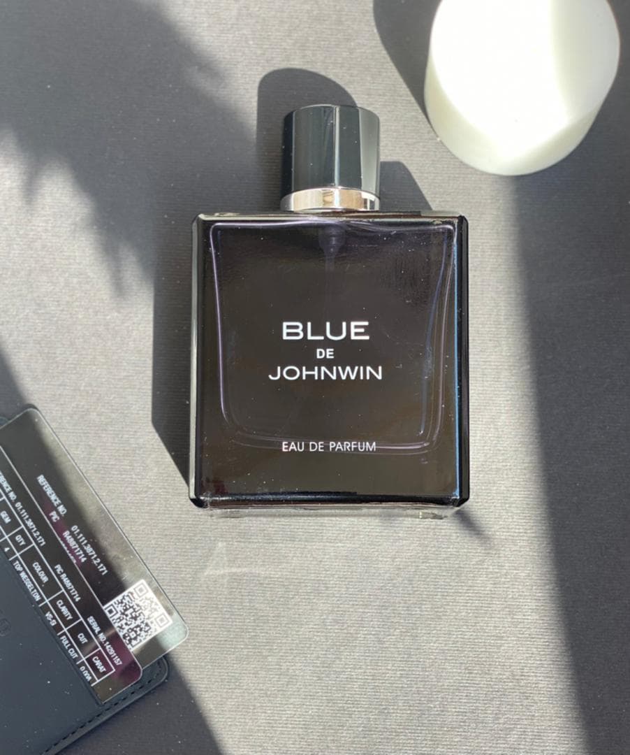 ادکلن مردانه جانوین 100 میل Blue رایحه خنک و تلخ | مشابه BLUE DE CHANEL — تصویر ۲