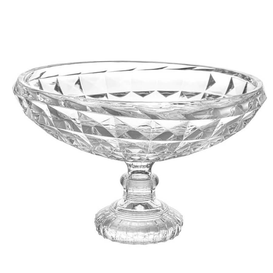 میوه خوری بلور پایه دار پیرلس مدل آکومارین
