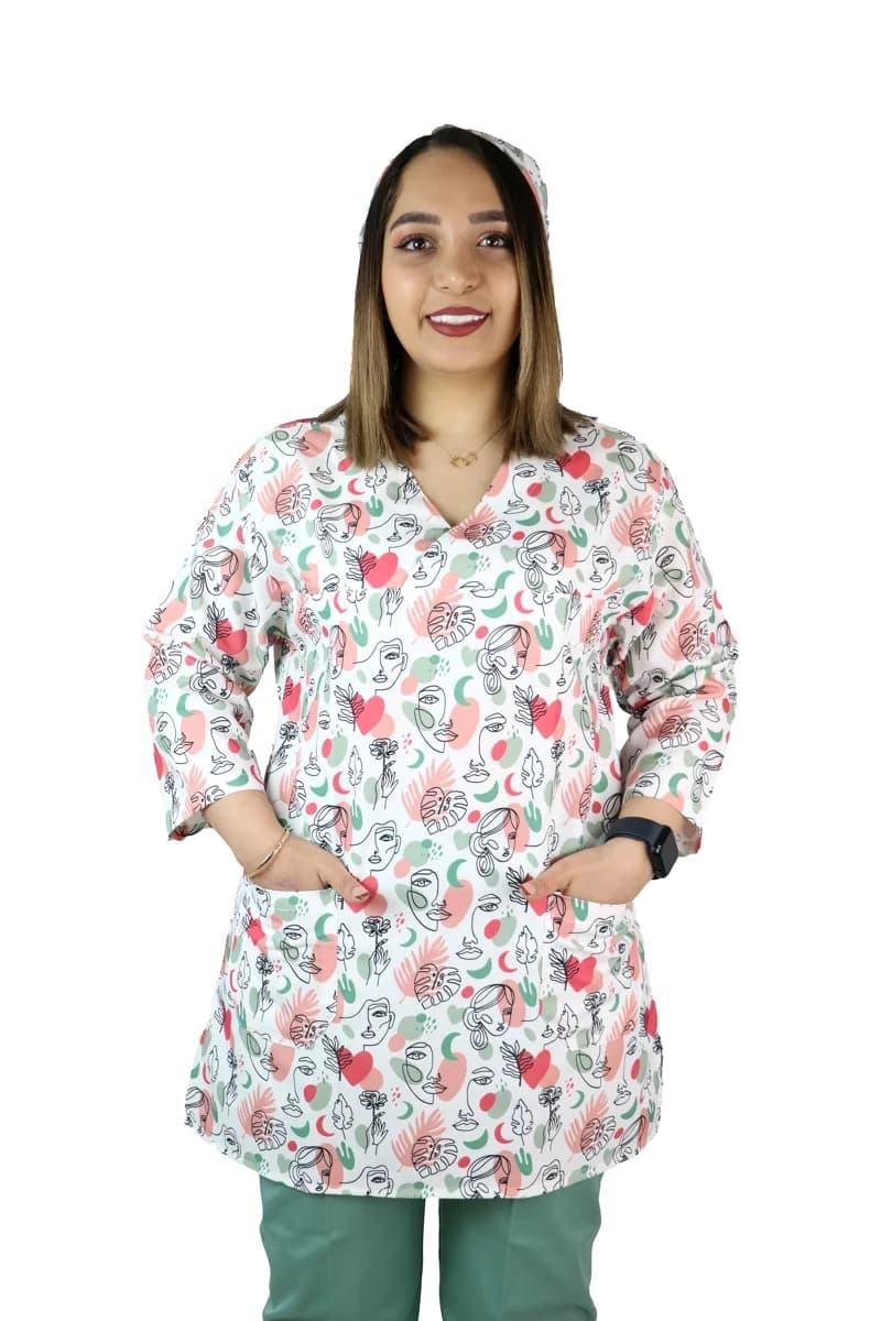 اسکراب طرح دار زنانه — تصویر ۸