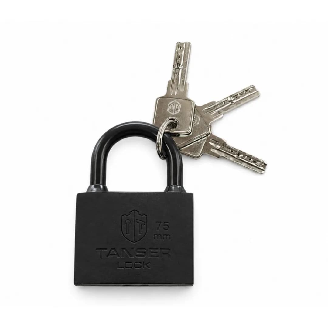 قفل آویز سایز 63 کلید کامپیوتری تنسر مدل TL_2263