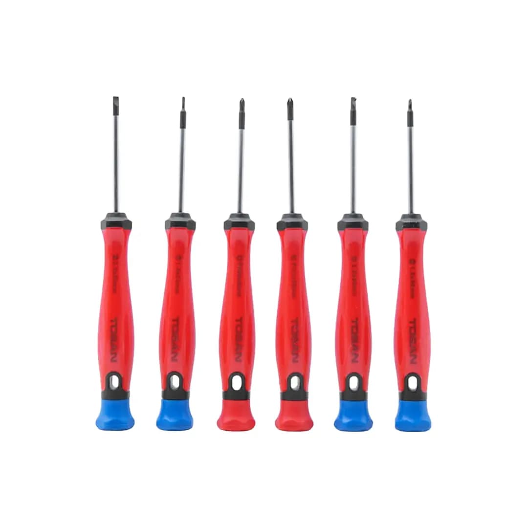 ست پیچ گوشتی ساعتی توسن 6 عددی سری Brusk مدل T4790 — تصویر ۳