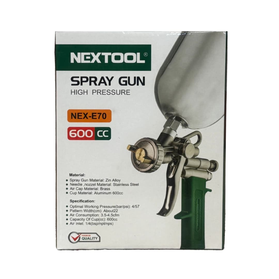 پیستوله رنگ بادی کاسه بالا نکستول مدل NEX-E70 — تصویر ۲