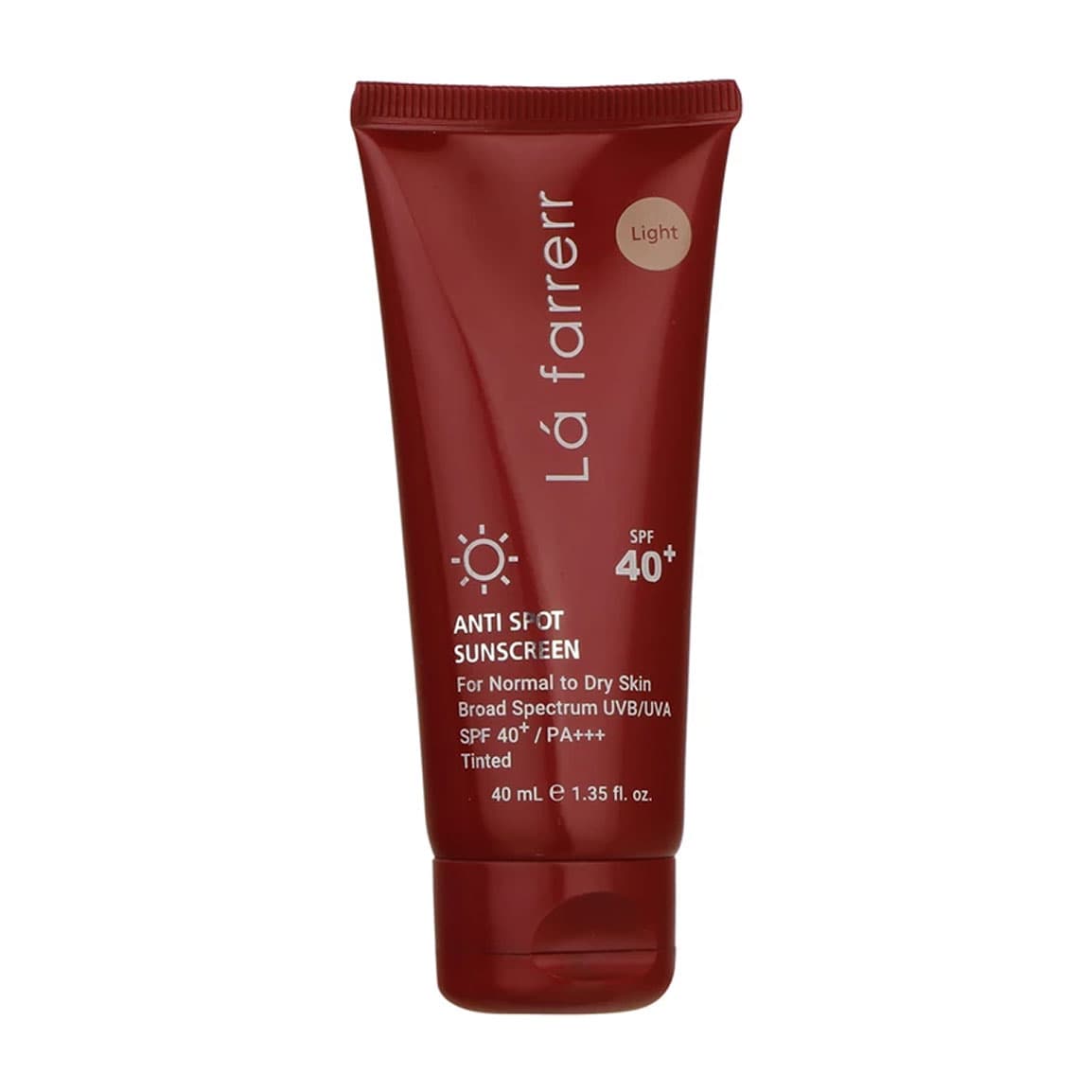 کرم ضد آفتاب و ضد لک رنگی لافارر مدل SPF40 مناسب پوست نرمال و خشک حجم 40 میلی لیتر - گلوریا مارکت