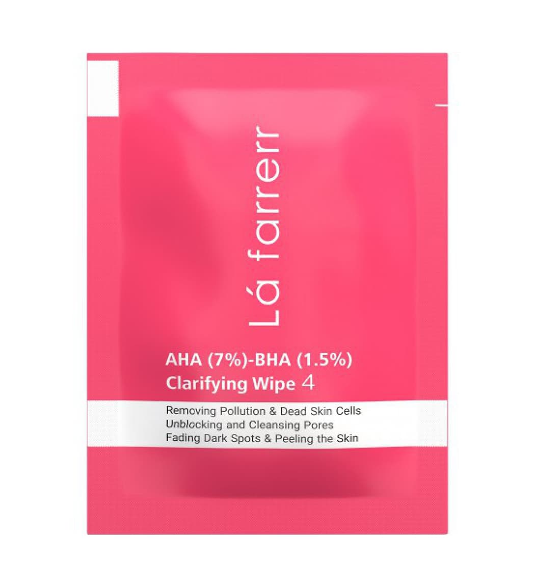 پد پاکسازی و لایه بردار پوست 4 حاوی 7% AHA و 1/5% BHA بسته 30عددی لافارر - گلوریا مارکت