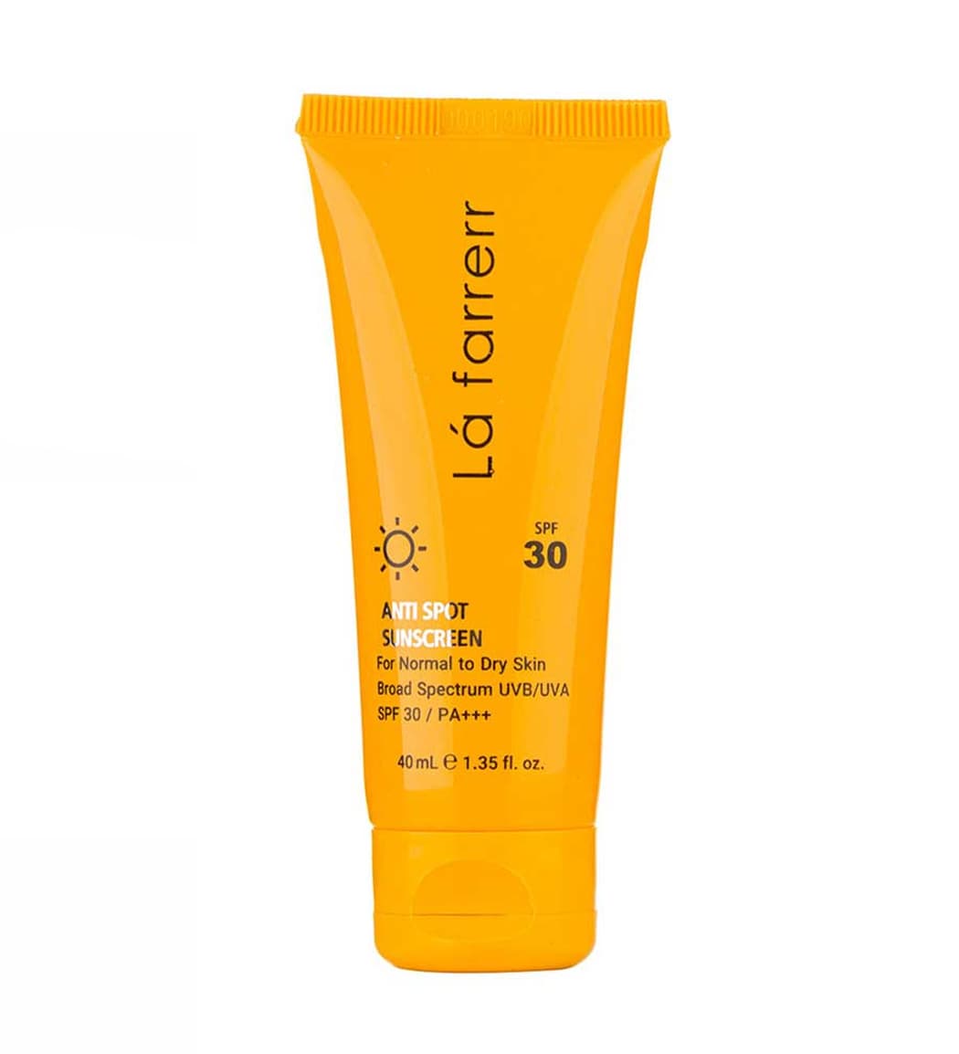 کرم ضد آفتاب و ضد لک بی رنگ لافارر مدل SPF30 حجم 40 میلی لیتر - گلوریا مارکت