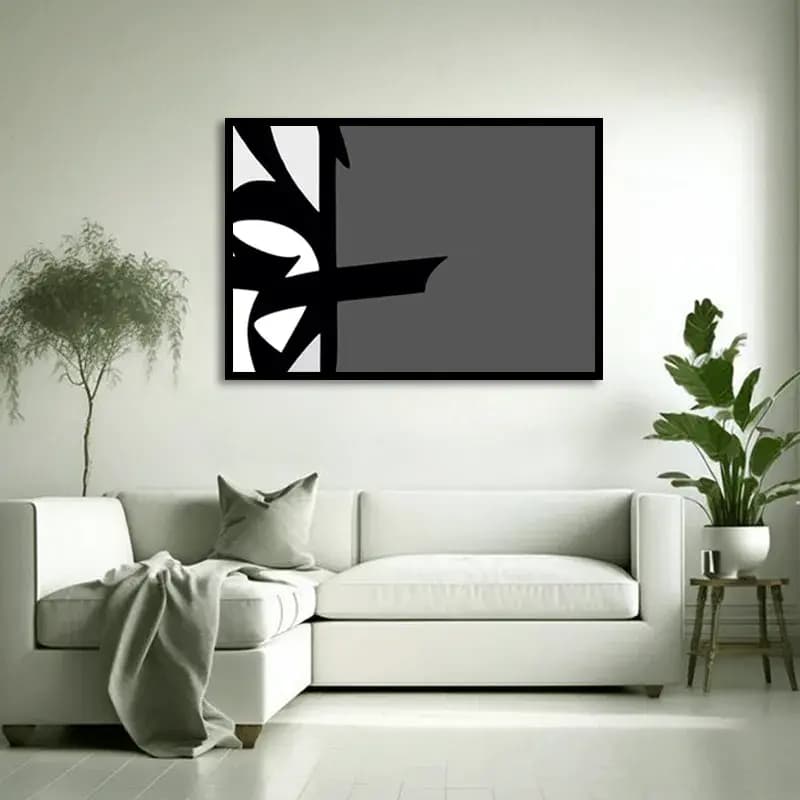 تابلو مدرن نوشته طرح سکوت کد14181 — تصویر ۴