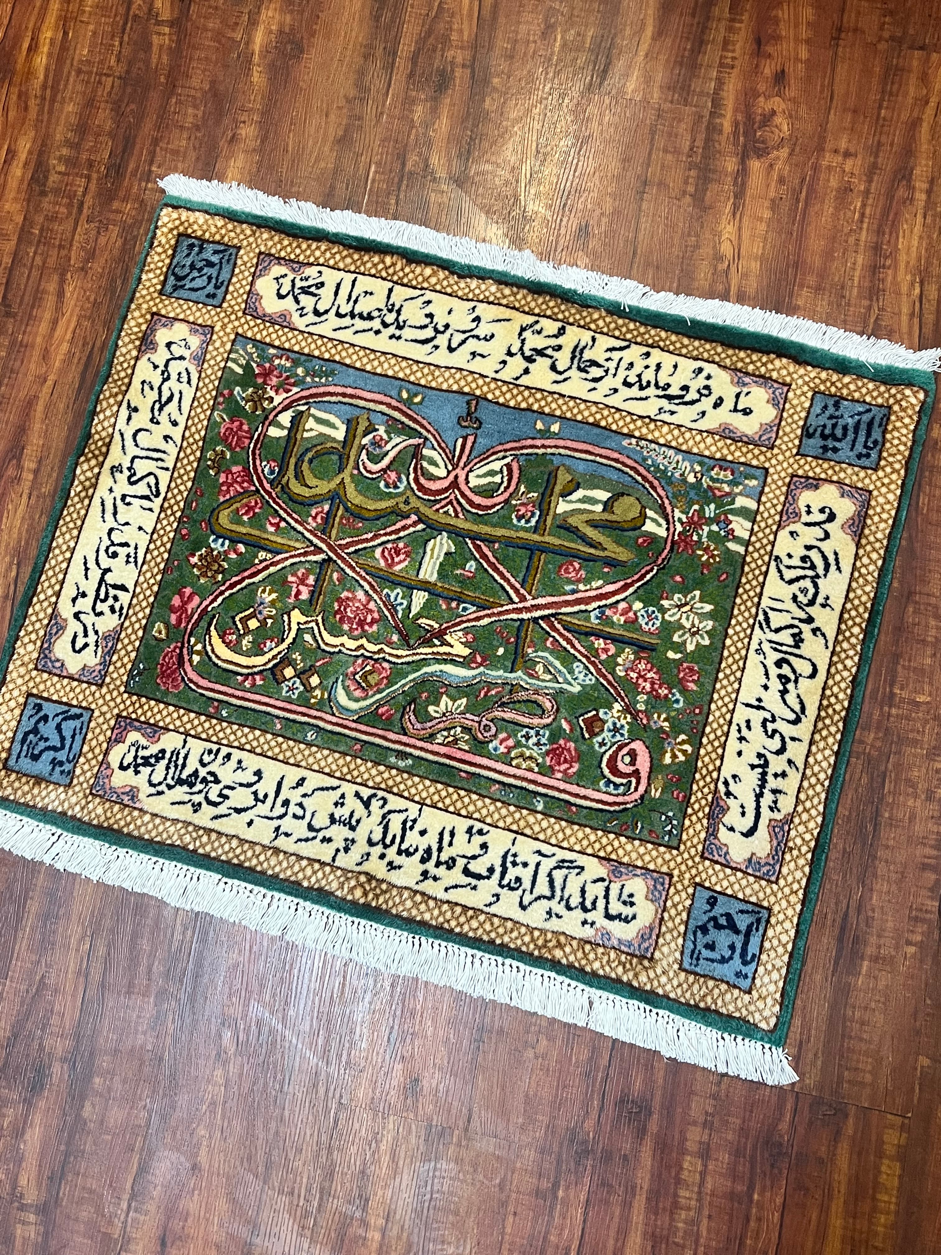 فرش دستبافت کرمان انتیک ۴۰ رج