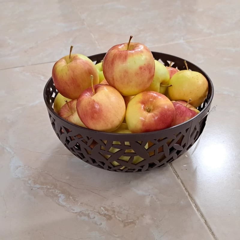 کاسه میوه خوری گرد مشبک