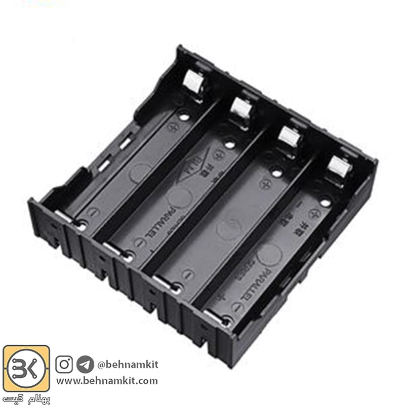 جاباتری چهارتایی لیتیوم یون 3.7V سایز 18650 روبردی DIP — تصویر ۳