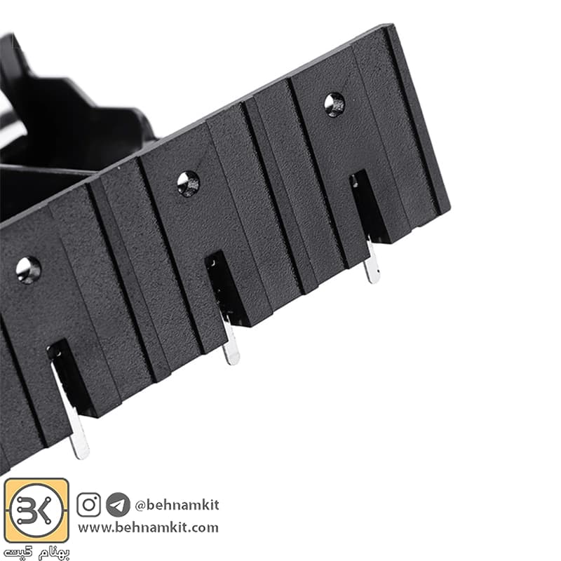 جاباتری چهارتایی لیتیوم یون 3.7V سایز 18650 روبردی DIP — تصویر ۲