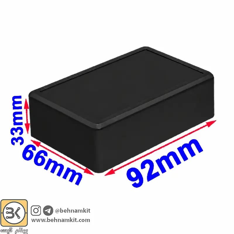 جعبه 9*7 ارتفاع 3 سانتيمتر مشکی — تصویر ۲