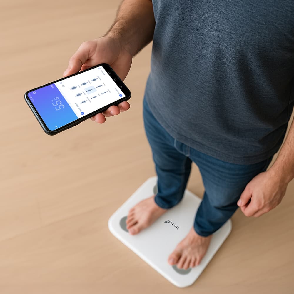 ترازوی وزن کشی هوشمند هیوتک مدل HUF-813 — تصویر ۱۲