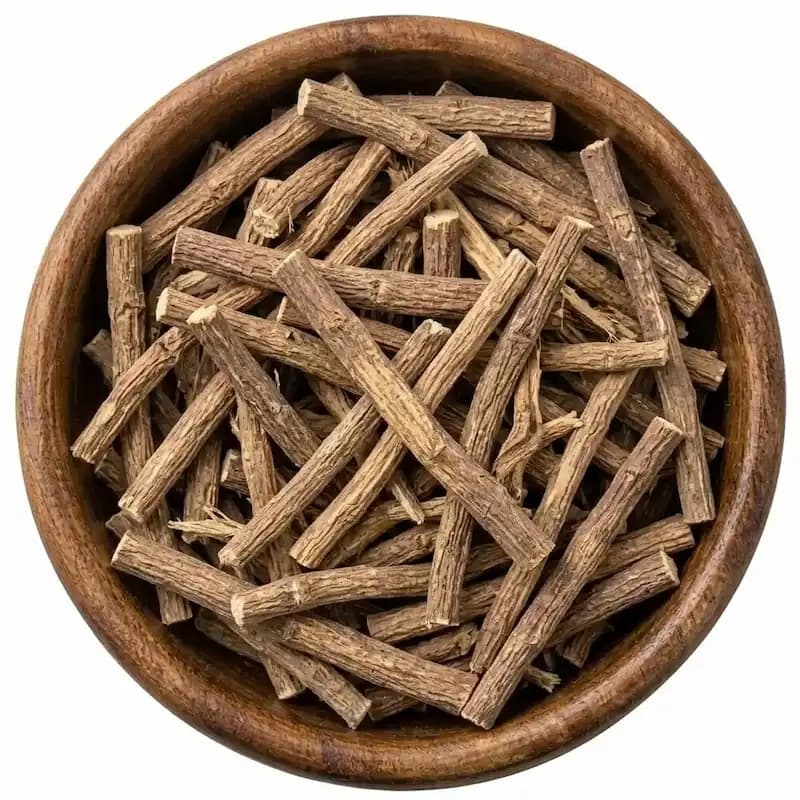ریشه شیرین‌بیان تمیز و سورت شده اعلا (۱۰۰٪ طبیعی)