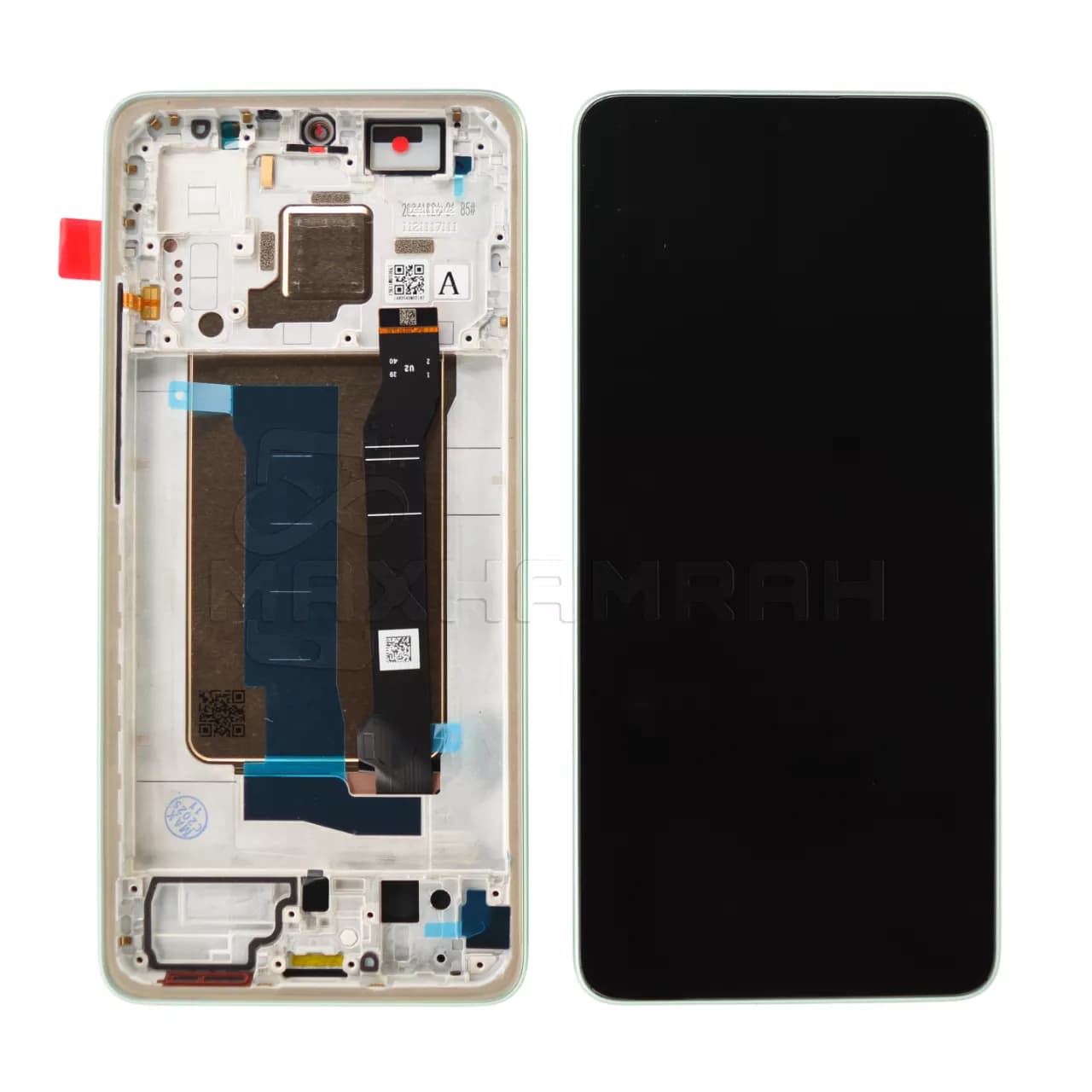تاچ ال سی دی شیائومی XIAOMI POCO X7 PRO اورجینال با فریم سبز — تصویر ۲