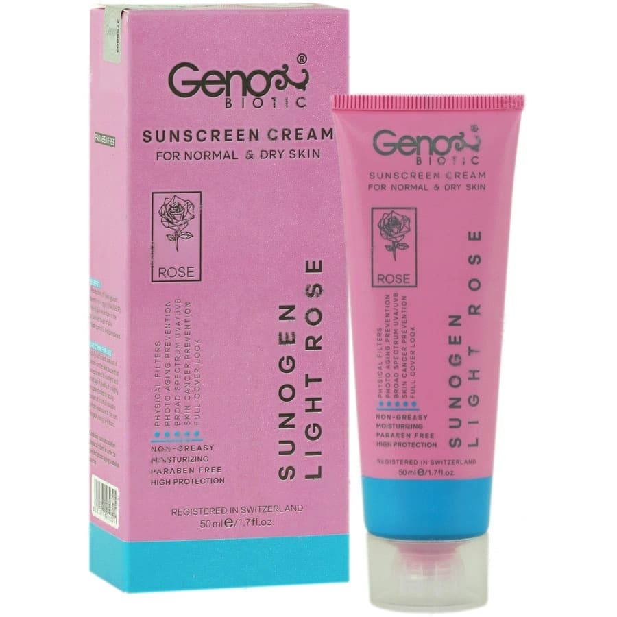 کرم ضد آفتاب پوست خشک SPF50 سانوژن — تصویر ۳