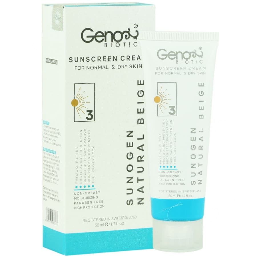 کرم ضد آفتاب پوست خشک SPF50 سانوژن — تصویر ۱۱