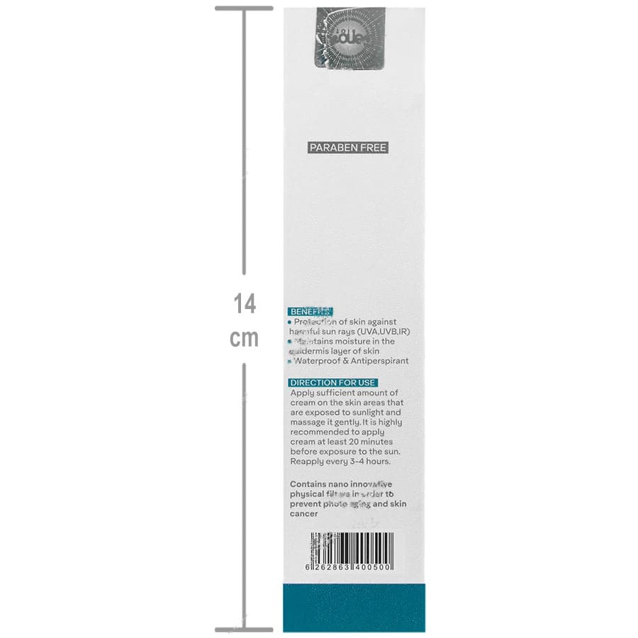 کرم ضد آفتاب پوست خشک SPF50 سانوژن — تصویر ۱۰